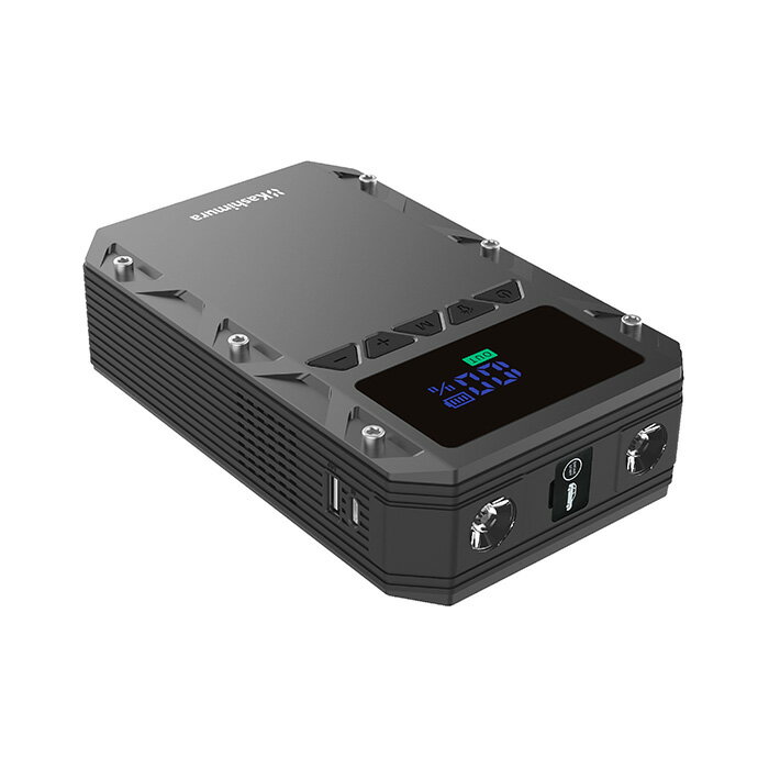 カシムラ 1台2役 電動コンプレッサー付きジャンプスターター 6000mAh KD284【ポイント10倍】【送料無料】