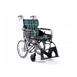 カワムラサイクル モダンAstyle 背折れ介助用 KMD A16 42 SH 緑チェック(A9) 座幅42 前座47cm KMD-A16-42-SH(代引不可)【送料無料】