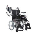 カワムラサイクル モダンCstyle 介助用 16インチ中・高床 エコブラック(No.88) 座幅38-前座47cm 車いす 車椅子 車イス キャリー 車 移動 介護 補助(代引不可)【送料無料】