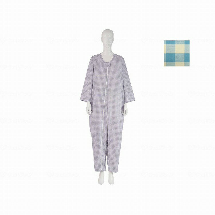 竹虎 フドーねまきB 厚手 チェックブルー S 920523_1156_S(代引不可)【送料無料】