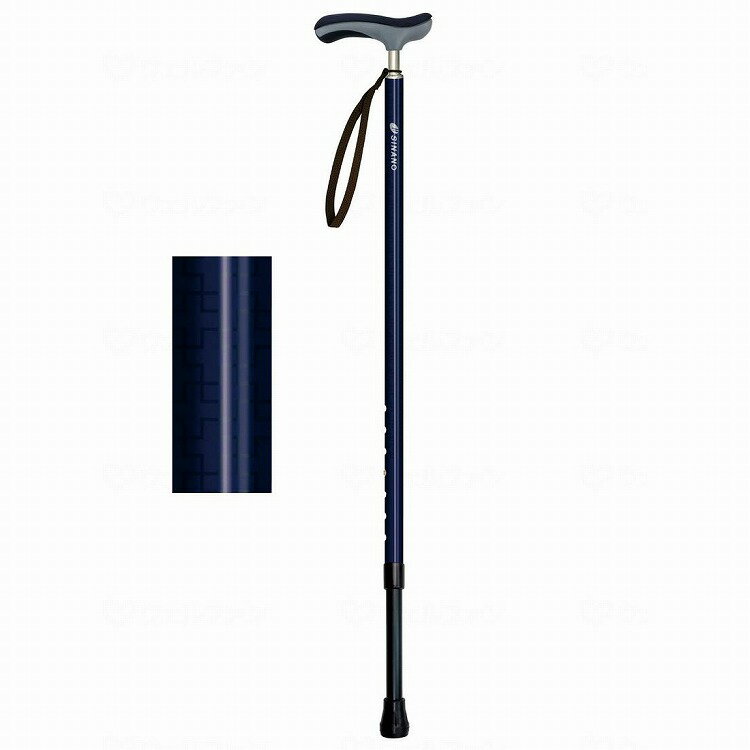 シナノ 抗ウイルス楽~ダ 伸縮+ ネイビー(代引不可)【送料無料】