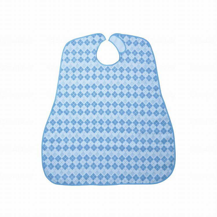 大阪エンゼル 食事用エプロン ダイヤブルー(代引不可)
