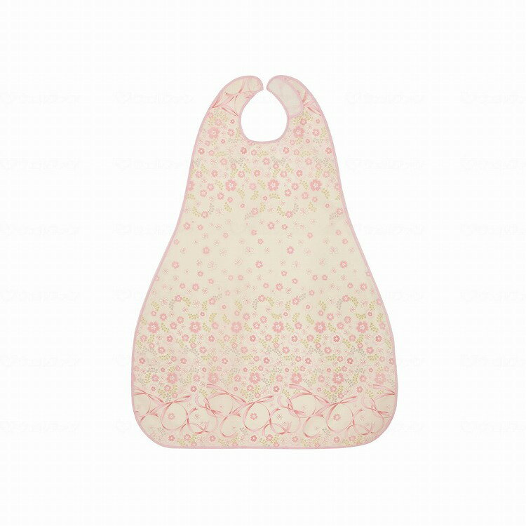 大阪エンゼル 食事用エプロンII ロングタイプ フラワーピンク(代引不可)