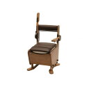 パナソニックエイジフリー 家具調トイレ座楽はねあげ ミディアムブラウン 脱臭ソフト PN-L23417MB(代引不可)【送料無料】(4)