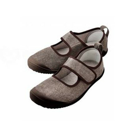 竹虎 入院サポートシューズ ブラウン 26.0 091486(代引不可)【送料無料】