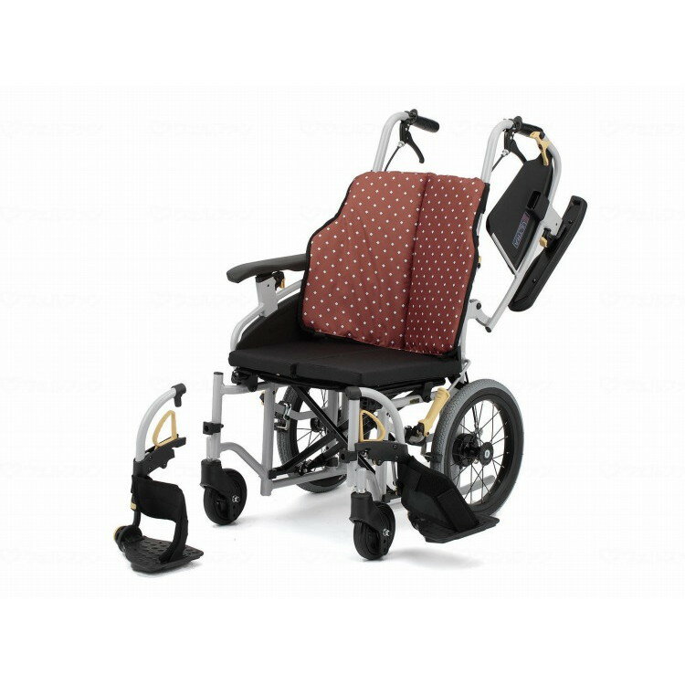 日進医療器 シン・ウルトラシリーズ 介助用 低座面 NAH-SU7・Lo/カキチャ(柿茶)/-(代引不可)【ポイント..