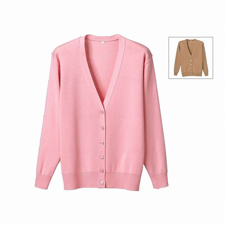 【商品説明】カジュアルな着こなしにも重宝するニットです。○材質素材：アクリル70％・ウール30％　14ゲージ・ゴム編み○規格詳細○サイズ：5L（バスト130、肩巾49、袖丈57、着丈67cm）○機能：抗ピル加工（毛玉防止）、静電気防止、家庭洗濯（弱）可能【代引きについて】こちらの商品は、代引きでの出荷は受け付けておりません。【送料について】北海道、沖縄、離島は送料を頂きます。