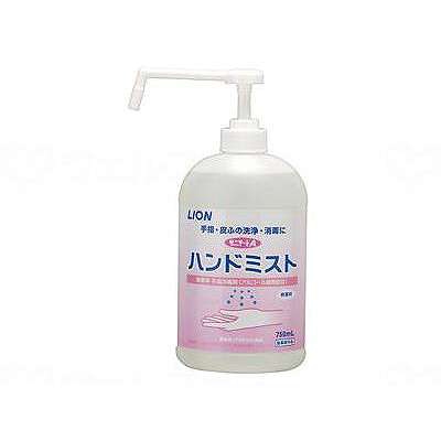 【商品説明】ベンザルコニウム塩化物を有効成分とした指定医薬部外品の手指用消毒剤（アルコール基剤配合）〔非危険物〕。ポンプを押すと、液がミスト状に出るので、手のひらにまんべんなく噴霧できて便利。また、無香料なので、食材・食品に触れる前や調理中などの手洗い、食事をサーブする前などの手指消毒にも使えます。保湿剤（グリセリン）配合。素早く手指になじみ、しっとりサラサラの使用感。アルコール度数：55度。※500mLは、別売の「ライオン業務用手指衛生用オートディスペンサー」にいれて使うこともできます。商品区分医薬部外品メーカー名ライオンハイジーン原産国日本成分エタノール55w/v%、グリセリン（保湿成分）内容量750ml【代引きについて】こちらの商品は、代引きでの出荷は受け付けておりません。【送料について】北海道、沖縄、離島は送料を頂きます。