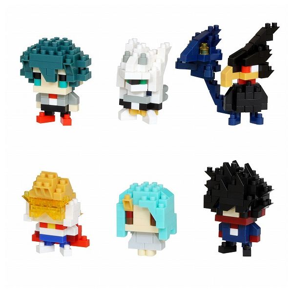 【商品特長】「僕のヒーローアカデミア」のミニナノシリーズ第3弾が登場！！■「ミニナノ」はブラインドパッケージで展開するちっちゃくてカワイイ、ナノブロックのミニコレクタブルライン。■緑谷出久、飯田天哉、常闇踏陰、通形 ミリオ、壊理、荼毘の計6種がラインナップ。■1BOX6個入りのブラインドパッケージ仕様。BOX購入で全6種コンプリート。【仕様】【対象年齢】12歳【安全基準】CE【生産国】中国【主な材質】プラ:袋【電池使用/不使用】不使用【電池付属/別売】【電池種類】【送料について】北海道、沖縄、離島は送料を頂きます。