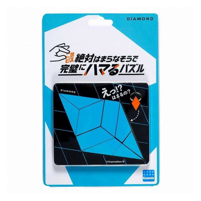 カワダ このピース絶対はまらなそうで完璧にハマるパズル ダイヤモンド KR-03(代引不可)【送料無料】