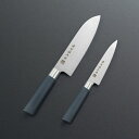 濃州孫六作 料理包丁2点セット和式黒柄 35C(代引不可)【ポイント10倍】【送料無料】