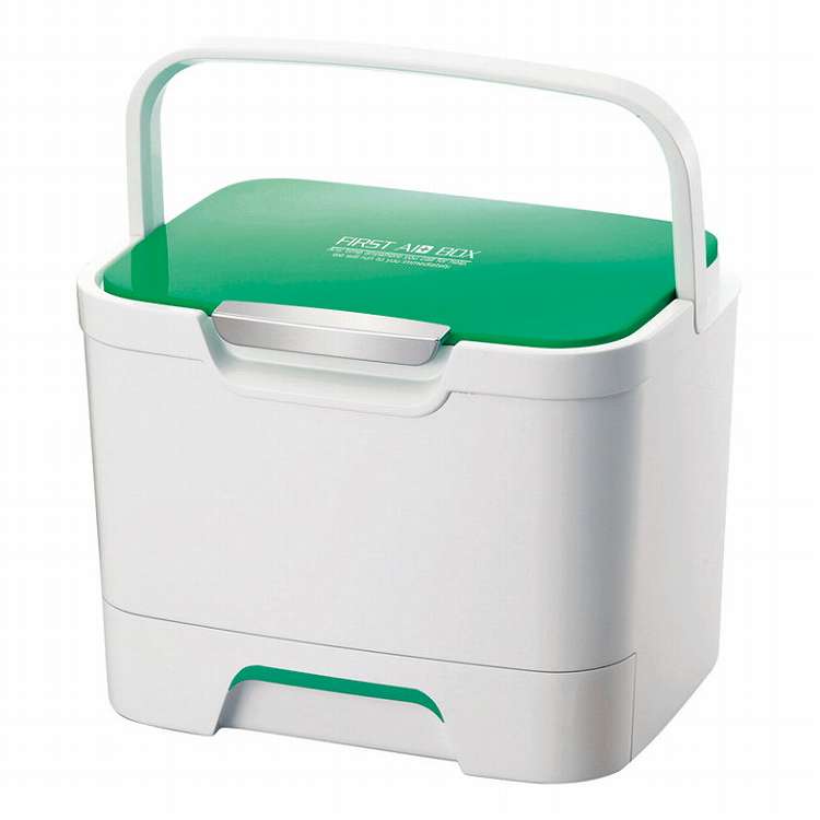 収納上手な救急箱救急セット付 AS-300(代引不可)【ポイント10倍】【送料無料】
