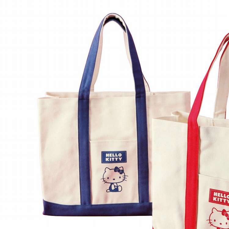 ハローキティ エコエコトートバッグ 15439 ネイビーブルー(代引不可)【ポイント10倍】【送料無料】