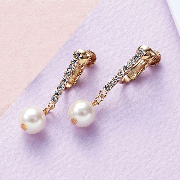 Akoya Pearl - ドゥー ナイスクラップ パールイヤリング 465-122E-1GO ゴールド(代引不可)【ポイント10倍】【送料無料】