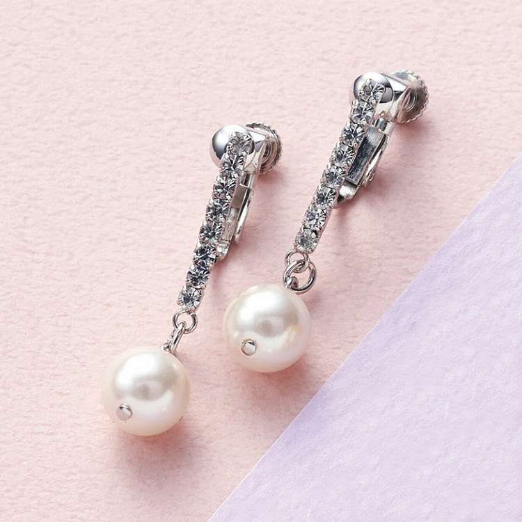 Pearl - ドゥー ナイスクラップ パールイヤリング 465-122E-1RH シルバー(代引不可)【ポイント10倍】【送料無料】