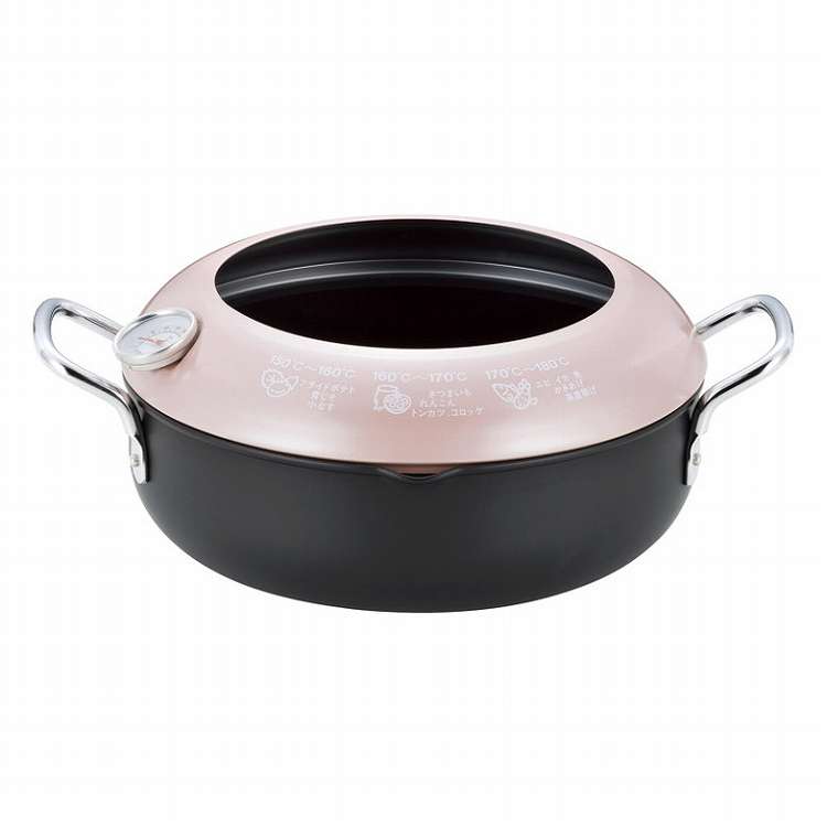 樂天商城 - ラテラッテ IH対応温度計付天ぷら鍋24cm LA-24T(代引不可)【ポイント10倍】【送料無料】