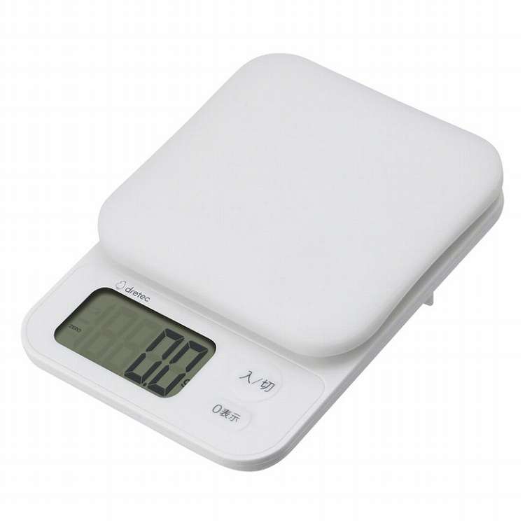 ドリテック デジタルスケール ブランジェ 3kg KS-829WT(代引不可)【ポイント10倍】【送料無料】