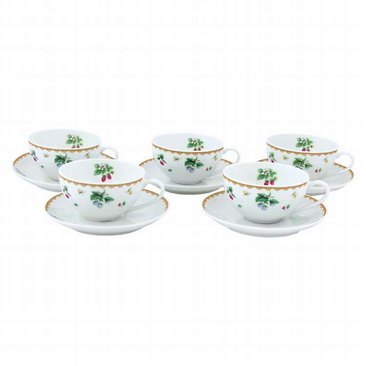 フルーツハーモニー碗皿セット 208-7(代引不可)【ポイント10倍】【送料無料】(3)