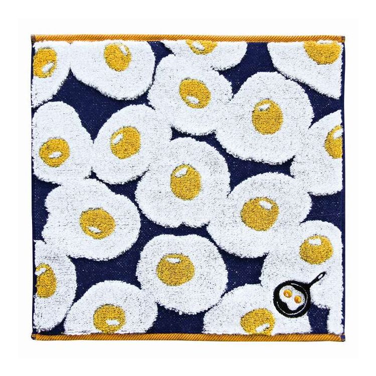 Meets! GuuGuuシリーズ ジャガードタオルハンカチ 目玉焼き MSJG-705 プレゼント ギフト お祝い(代引不可)【送料無料】【ポイント10倍】