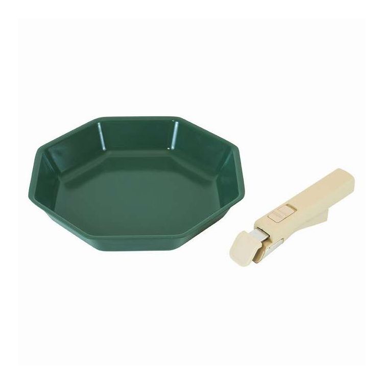 オクティナ IH対応着脱ハンドルセラミック八角パン24cm MB-3911 プレゼント ギフト お祝い(代引不可)【送料無料】【ポイント10倍】