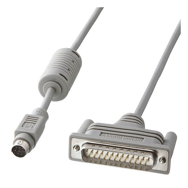 サンワサプライ RS-232CケーブルMacintosh対応(シリアルポート用・2m) KRS-406M2K(代引不可)【送料無料】