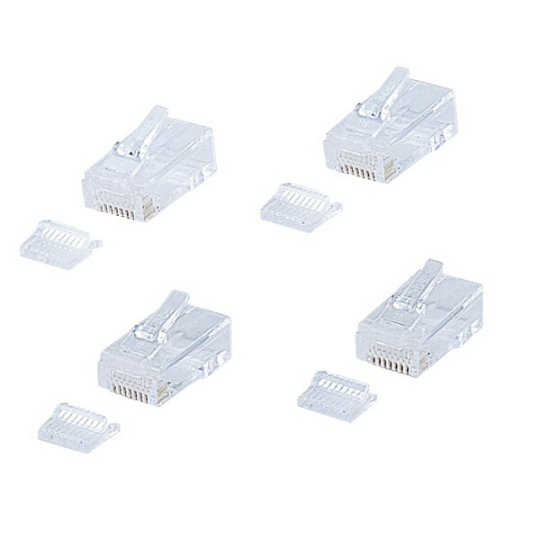 サンワサプライ RJ-45コネクタ(より線・超フラットケーブル用) ADT-RJ45-10FN (代引不可)
