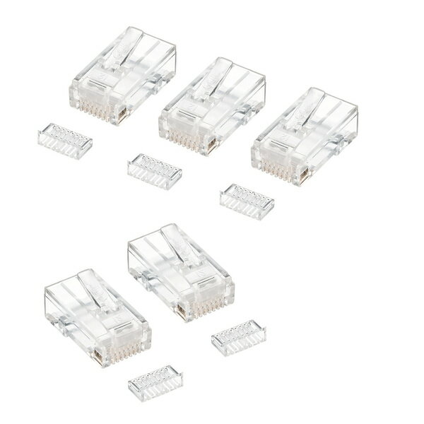 サンワサプライ RJ-45コネクタ(単線用) ADT-RJ45-50SN (代引不可)【送料無料】