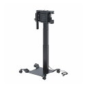 サンワサプライ キャスター付キ電動昇降ディスプレイスタンド CR-PL41BK(代引不可)【送料無料】(3)