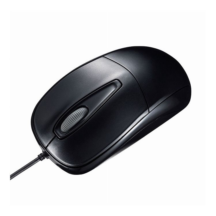 Trackball - 静音有線光学式マウス MA-122HBK(代引不可)