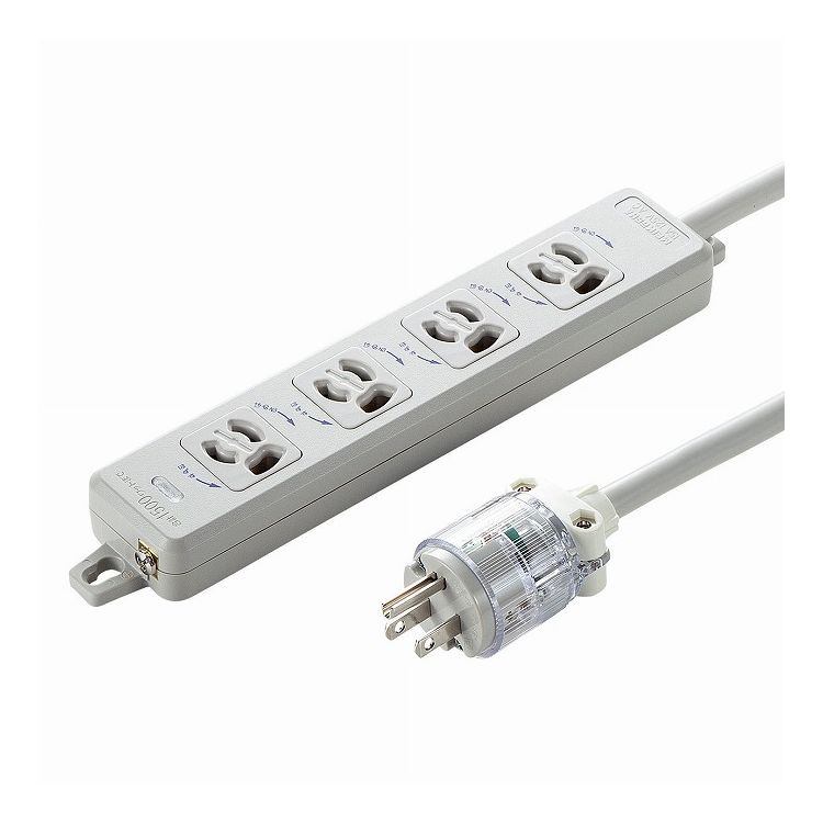 Rakuten - 医用接地プラグ付き電源タップ TAP-HPM4-5W(代引不可)【送料無料】