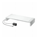 サンワサプライ USB Type-C接続ハブ付き机上ラック MR-LC210CHW(代引不可)【送料無料】