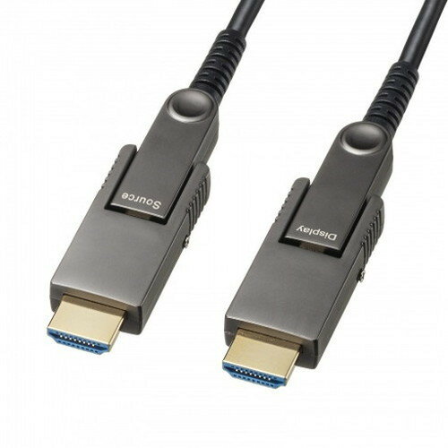 サンワサプライ 4K60Hz対応光ファイバHDMIケーブル(10m) KM-HD20-PFBAD10(代引不可)【送料無料】