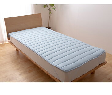 テイジン V-Lap(R) ベッドパッド ダブル 約140×200cm しっかりベッドパッド 日本製 綿ニット 軽量 体圧分散 オーバーレイ 綿ニット ベット パット 敷きパッド マット TEIJIN V-LAP 国産