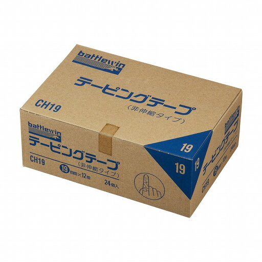 BW テーピングテープ 非伸縮 CH19 19MMX12M 24カン【ポイント10倍】【送料無料】 BW テーピングテープ 非伸縮 CH19 19MMX12M 24カン【ポイント10倍】【送料無料】