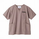 マツヨシ スクラブ トップス LL MY-NS0820GG グレージュ【ポイント10倍】【送料無料】