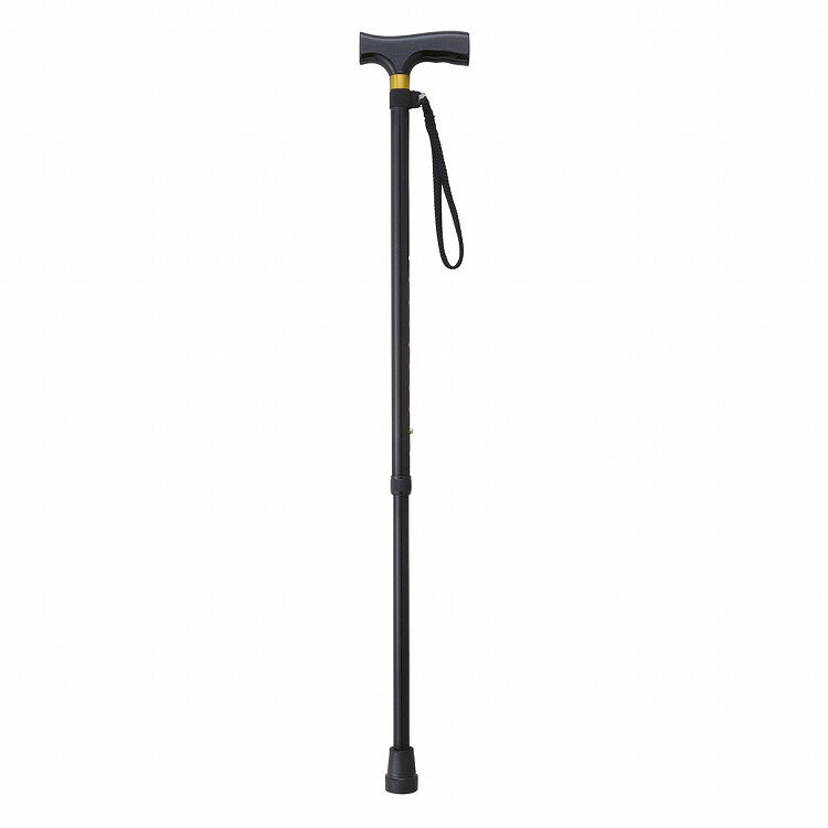 【商品説明】定番カラーの伸縮式。カラー：ブラック製品サイズ：長さ=680〜910mm、パイプ径=φ22/19mm本体重量：360g材質：本体=アルミ、グリップ=木個装入数：1本原産国または製造国中華民国(台湾)使用期限無【送料について】北海道、沖縄、離島は送料を頂きます。