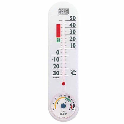 EMPEX (エンペックス) 生活管理 温度・湿度計 壁掛用 TG-2451 クリアホワイト EMPEX (エンペックス) 生活管理 温度・湿度計 壁掛用 TG-2451 クリアホワイト