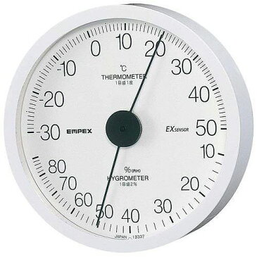 EMPEX (エンペックス) 温度・湿度計 エクストラ 温度・湿度計 壁掛用 TM-6201ホワイト