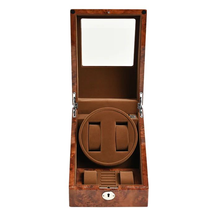 エスプリマ ワインディングマシーン 腕時計2本巻き 木製ブラウン LU2223001RD【ポイント10倍】【送料無料】