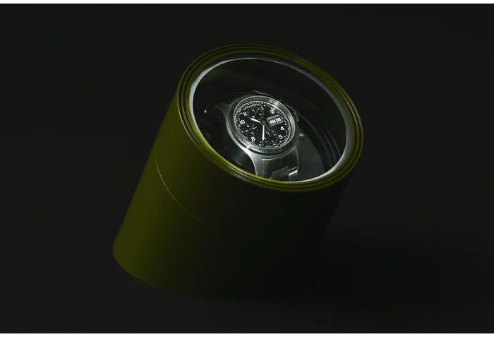 エスプリマ ワインディングマシーン 腕時計1本巻き ミリタリーグリーン ES10302GR【ポイント10倍】【送料無料】