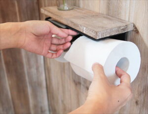 木製トイレットペーパーホルダーダブル【JOKER】(ジョーカー)トイレットペーパーホルダー2連(代引不可)【ポイント10倍】【送料無料】【smtb-f】