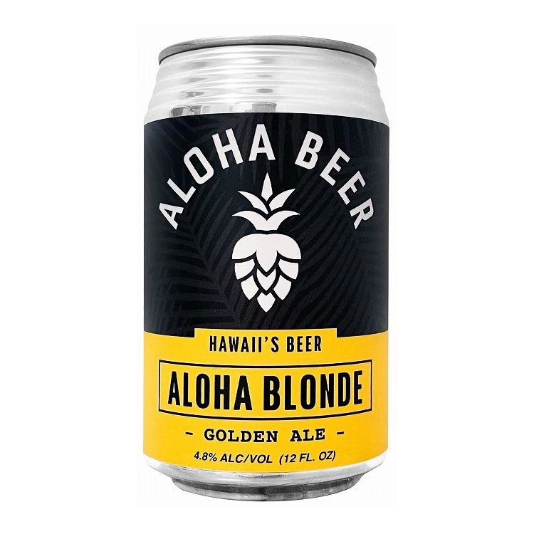 アロハビール アロハブロンド 355ml 缶 ケース販売 24本 1ケース まとめ売り まとめ買い アメリカ ハワイ ビール ゴールデンエール ALOHA Beer【ポイント10倍】【送料無料】