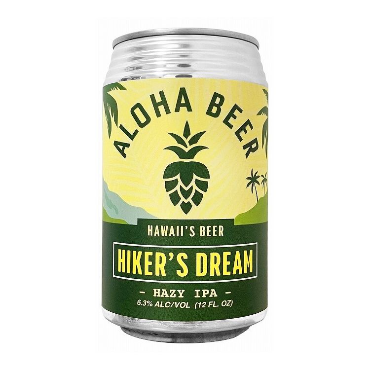 アロハビール ハイカーズドリーム IPA 355ml 缶 ケース販売 24本 1ケース まとめ売り まとめ買い アメリカ ハワイ ビール ヘイジーIPA ALOHA Beer【ポイント10倍】【送料無料】
