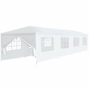 vidaXL ガーデンガゼボ風テント 3x12m ホワイトホーム&ガーデン 芝&ガーデン アウトドアリビング アウトドアストラクチャー キャノピー・ガゼボ(代引不可)