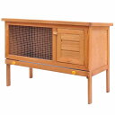 vidaXL 屋外うさぎ小屋 小動物ハウス ペットケージ 1層タイプ 木製動物&ペット用品 ペット用品 小動物用品 小動物 飼育・ケージ(代引不可)【送料無料】(4)