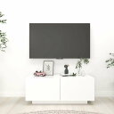 vidaXL TVキャビネット ホワイト 100x35x40 cm エンジニアリングウッド家具 AVラック・テレビ台(代引不可)(3)