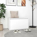 vidaXL ホールベンチ 80x40x45 cm ホワイト エンジニアリングウッド家具 ベンチ 倉庫・通路用ベンチ(代引不可)【送料無料】