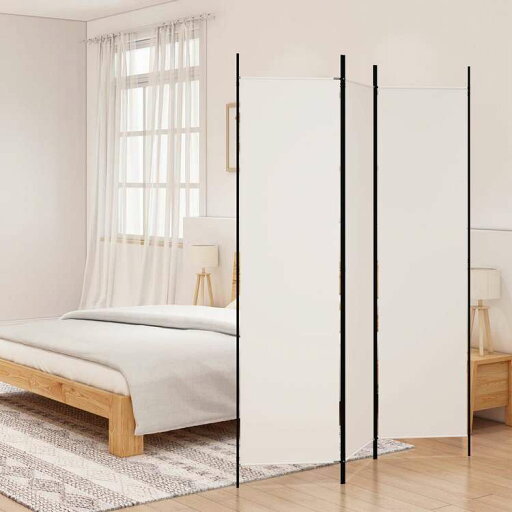 vidaXL 3枚パネル 間仕切り ホワイト 150x200cm 布製家具 間仕切り(代引不可) vidaXL 3枚パネル 間仕切り ホワイト 150x200cm 布製家具 間仕切り(代引不可)