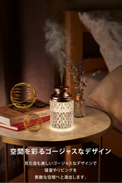 ラドンナ パーソナル LED加湿器 パラメッティ HF02 コンパクト オフィス LED ライト 7色 グラデーション 照明 間接照明 USB 4時間仕事 デスク 机 自宅 部屋 乾燥 ミスト テレワーク 在宅 車 リビング 寝室 インテリア 卓上 きらきら キラキラ キレイ 奇麗 【送料無料】