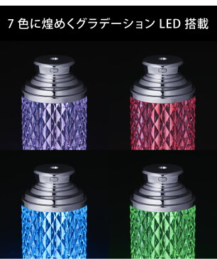 ラドンナ パーソナル LED加湿器 パラメッティ HF02 コンパクト オフィス LED ライト 7色 グラデーション 照明 間接照明 USB 4時間仕事 デスク 机 自宅 部屋 乾燥 ミスト テレワーク 在宅 車 リビング 寝室 インテリア 卓上 きらきら キラキラ キレイ 奇麗 【送料無料】